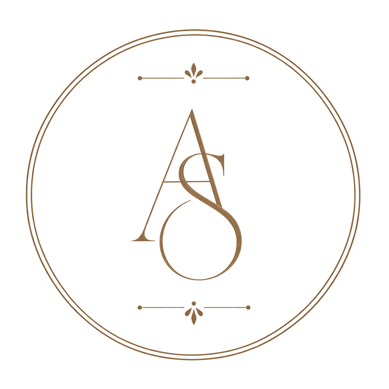 André och Sofias monogram